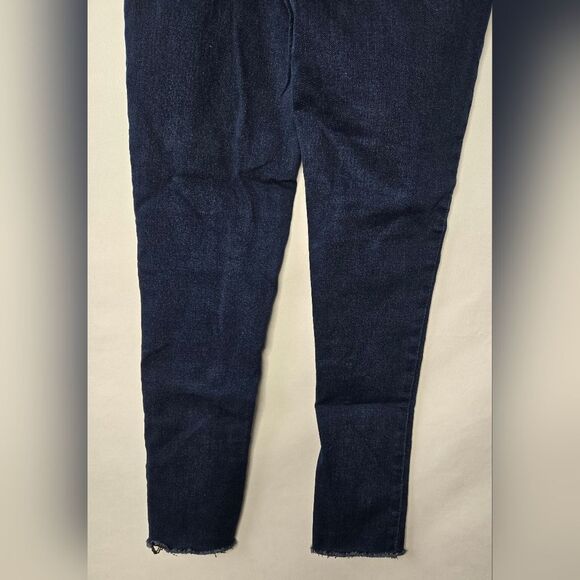 Free People Women's Pull-on Stretch Blue Jeans Distressed Hems Size 28 - Picture 11 of 11